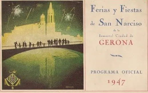Programa oficial de las Ferias y Fiestas de San Narciso, Gerona, 1947